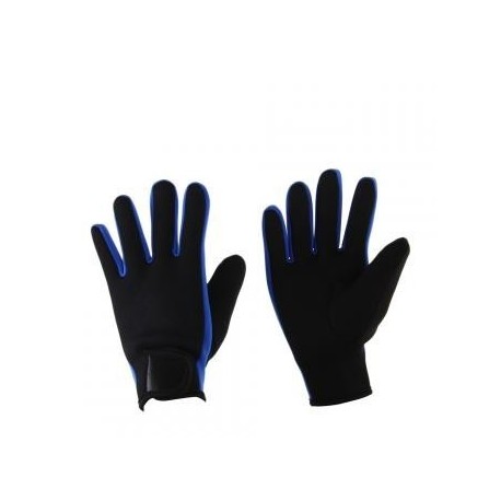 Par de Guantes para Buceo Natación Deporte Azul + Negro Talla M-L 2.0mm Xmas Christmas la Navidad - Envío Gratuito