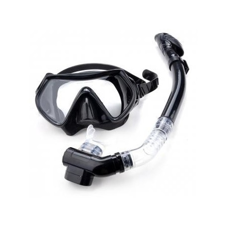 Buceo - Máscara de Buceo Snorkel Gafas Conjunto silicona Equipo Para Piscina azul - Envío Gratuito
