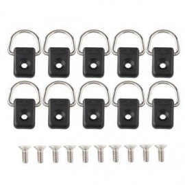 10Pcs D Acero Anillo Canoe Kayak equipamiento accesorio del juego Cuerdas Bungee OEM - Envío Gratuito