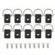 10Pcs D Acero Anillo Canoe Kayak equipamiento accesorio del juego Cuerdas Bungee Miryo - Envío Gratuito