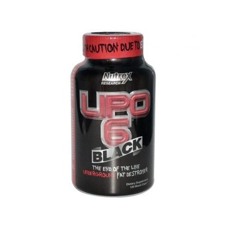 Quemador de Grasa LIPO 6 BLACK Ultra Concentrate 120 Black Caps - Envío Gratuito