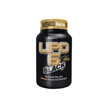 Quemador de Grasa LIPO 6 BLACK HERS 120 Caps - Envío Gratuito