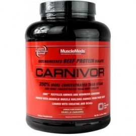 Proteína Muscle Meds Carnivor 4.5 lbs sabor Vainilla Caramel. - Envío Gratuito