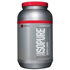 Proteina Nature´s Best Isopure Zero Carb 3LB sabor Strawberries & Cream - Envío Gratuito