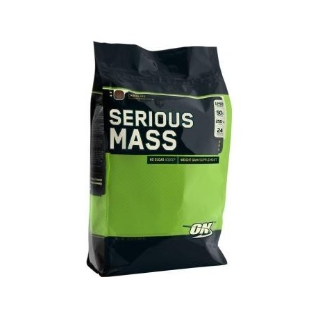 Ganador de Peso Optimum Nutrition Serious Mass 12 Lbs sabor Chocolate. - Envío Gratuito