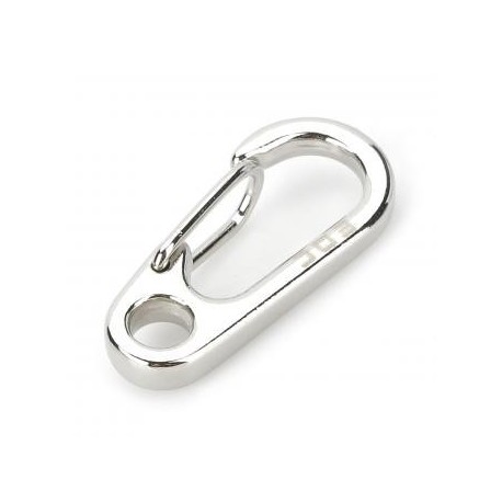 Llave de acero inoxidable EDCGear mini hebilla (plata) - Envío Gratuito