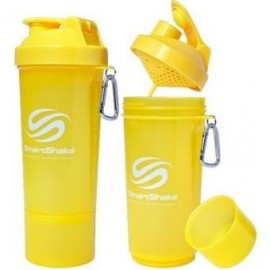 Shaker SMARTSHAKE SLIM 1 compartimento 600 ml color Neon Yellow. - Envío Gratuito