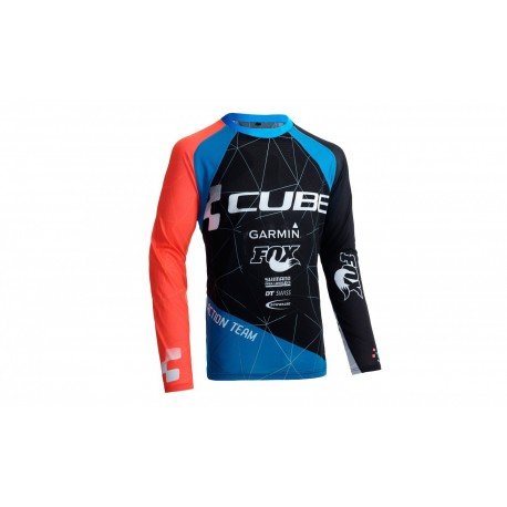 Jersey Cuello Redondo Cube Action Team L S Montaña - Envío Gratuito