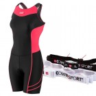 Paquete Tri Cinturón Porta Número y Trisuit Mujer - Envío Gratuito