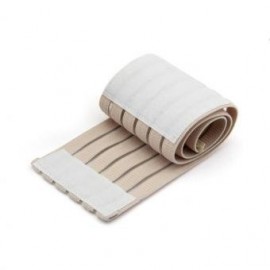 Muñequera Elástica Algodón Goma Sintética Fibra Deporte Protección Velcro Beige Xmas Christmas la Navidad - Envío Gratuito