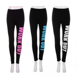 De las nuevas mujeres entrenamiento yoga Legging Gym Fitness Deportes pantalones pantalones de entrenamiento Negro EH - Envío Gr