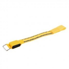 Brazalete Deportes Bike Seguridad LED reflectante correa de la empuñadura Snap Wrap Shine Brazalete Amarillo - Envío Gratuito