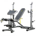 Banca Para Pecho Olimpica Gold´s Gym Banca De Ejercicios GoldsGym Para Pecho-Gris - Envío Gratuito