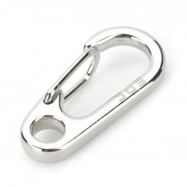 Llave de acero inoxidable EDCGear mini hebilla (plata) - Envío Gratuito